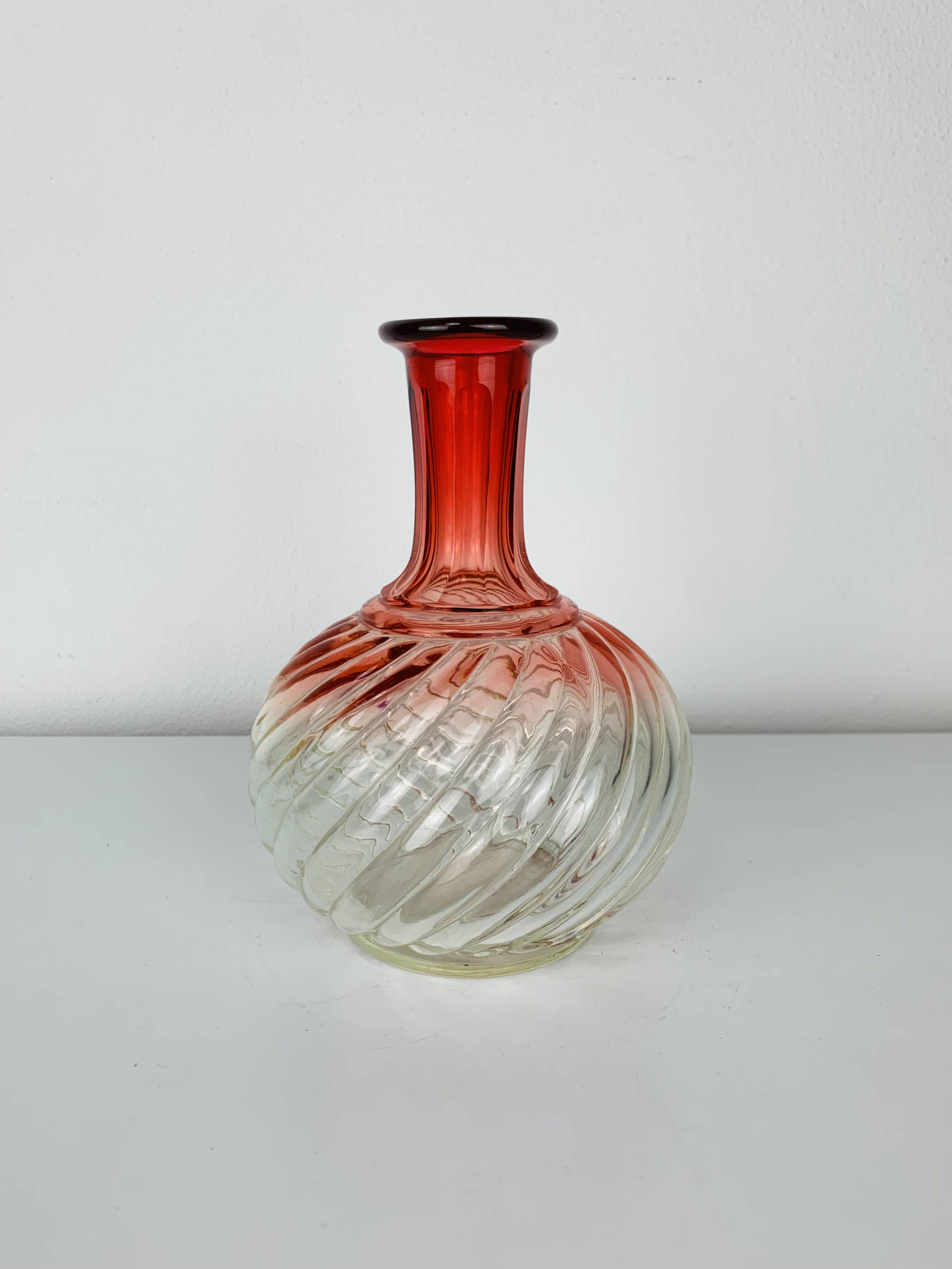 Baccarat crystal vase, Bamboo model