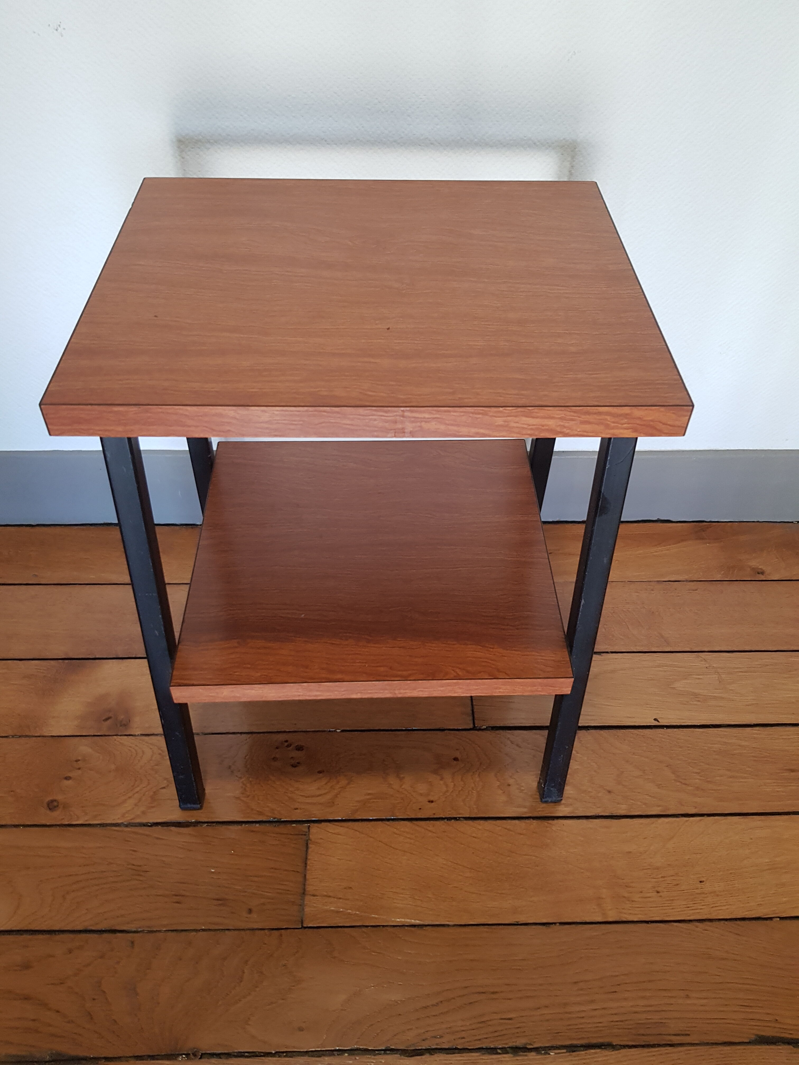 Gueridon metal and formica