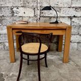 Regain desk in solid elm, 1970s