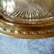 Box art deco cookies, candy vintage, Bowl cut glass and brass