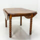 Table ronde pied chapelet