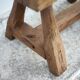 Vintage stool, wooden stool, antique stool, plant stand, small bench