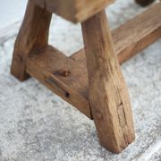 Vintage stool, wooden stool, antique stool, plant stand, small bench