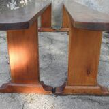 Pair of benches in cherry 220 cm
