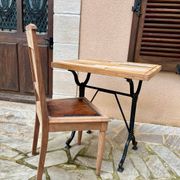 Industrial bistro style table