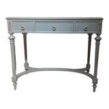 Table style Louis XVI period 1900 patinated and bronze