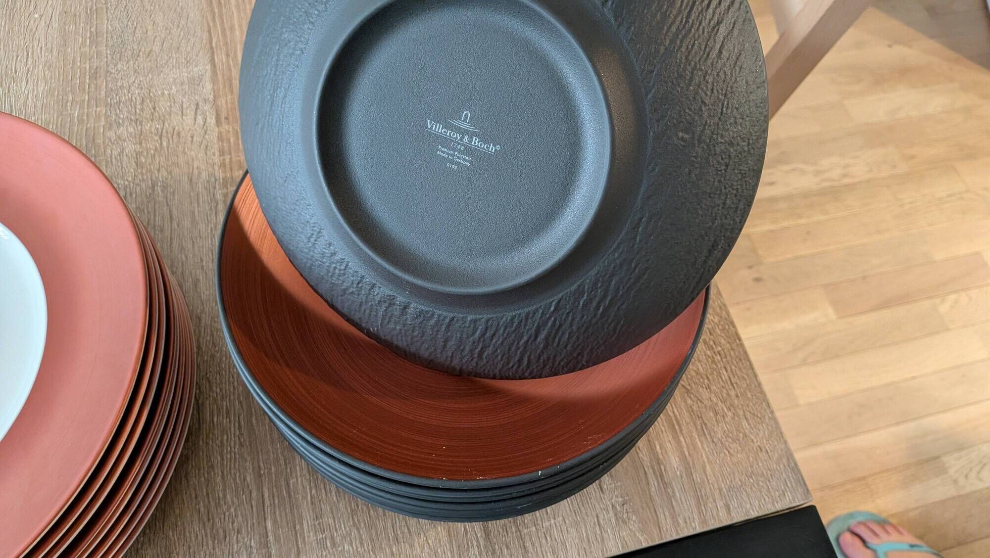 Large plate Villeroy & Boch collection Manufacture Glow
