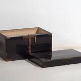 Antique Japanese chest in dark colour – Meiji / Taishō period (c.1868-1926) #13
