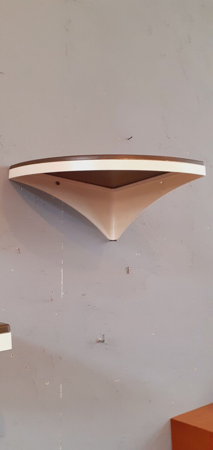 Three vintage corner shelves 70s