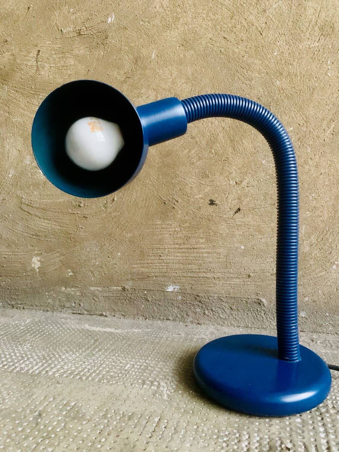 Lampe bureau format « boule » vintage 80