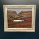 Original Swedish Oil on Panel – “Rustic Landscape” by Thage Carlson – Signed – Vintage & Framed – 72 × 61 cm (28.3" × 24")