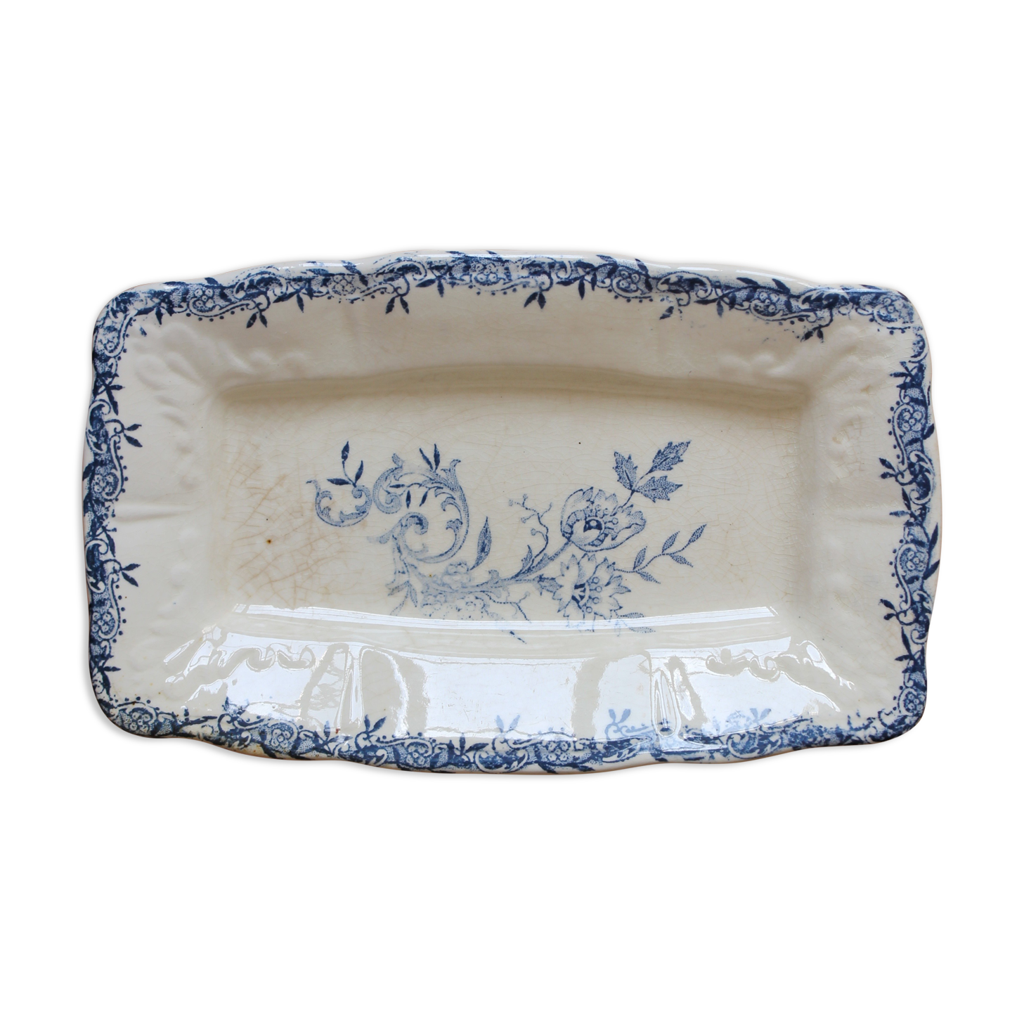 Ironware dish "Montespan" model Clairefontaine early 20th century