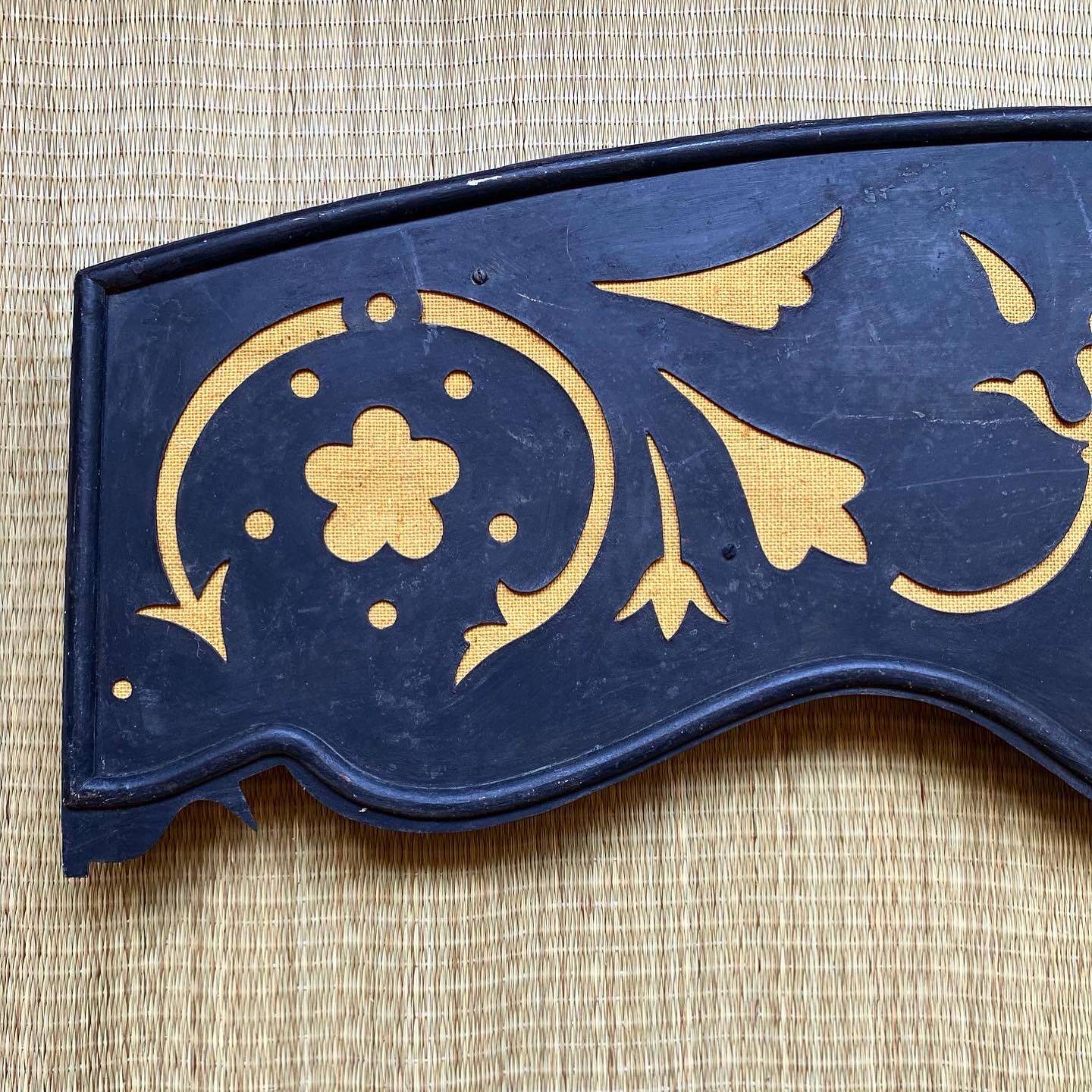 Taxes / wrought iron pediment