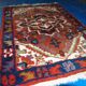 Tapis Vintage Hamadan en Laine, Années 1970, Élégance Traditionnelle