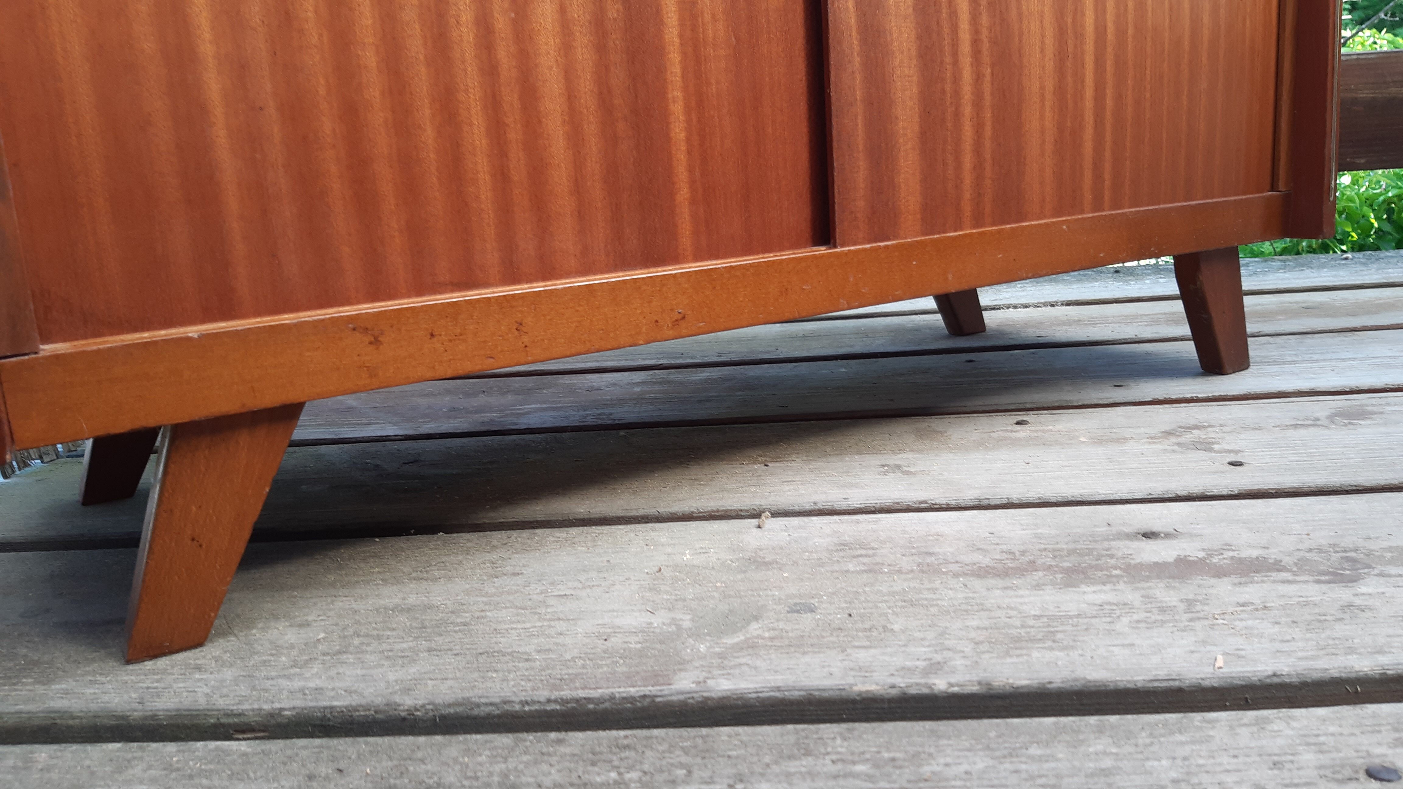 Vintage furniture compass feet