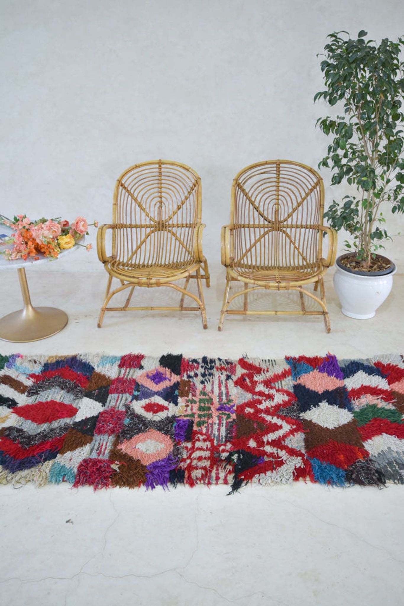 Tapis boucherouite 85x204cm