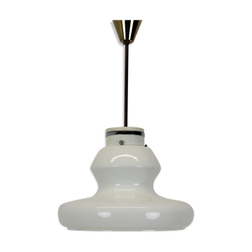 Midcentury Glass Pedant by Napako,1960s