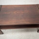 Art Deco coffee table in mahogany and veneer 20th century