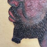 1950s painting "Mopende Man"