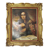 Ancient painting signed Carmine Carbone - Gonzalez Carbonell