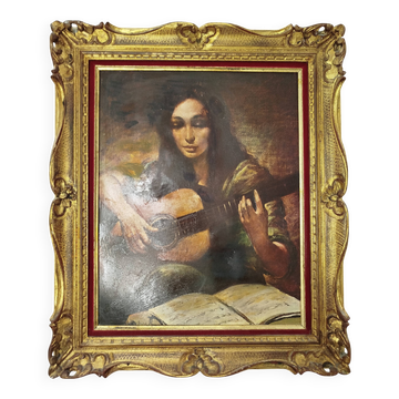 Tableau ancien signé Carmine Carbone - Gonzalez Carbonell