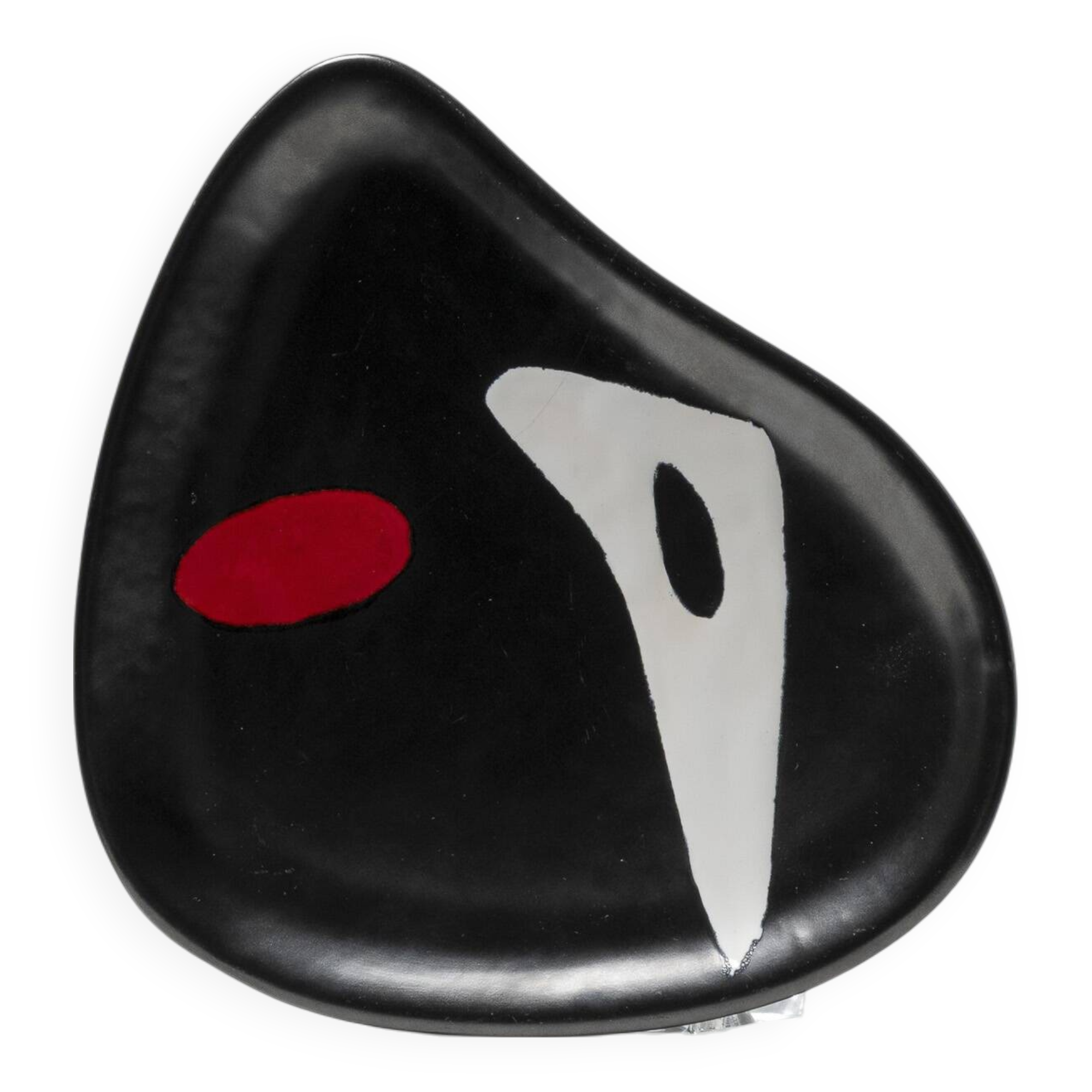 Ceramic with abstract decoration, Peter Orlando, 1960s