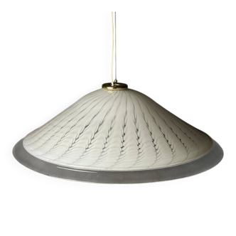 Murano glass pendant lamp, tourbillon, Italy, 1970s