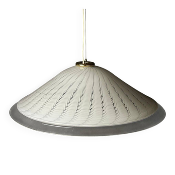 Murano glass pendant lamp, tourbillon, Italy, 1970s