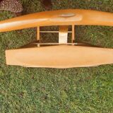 Night valet in beech and brass by Fratelli