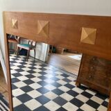 Large Art Deco style mirror