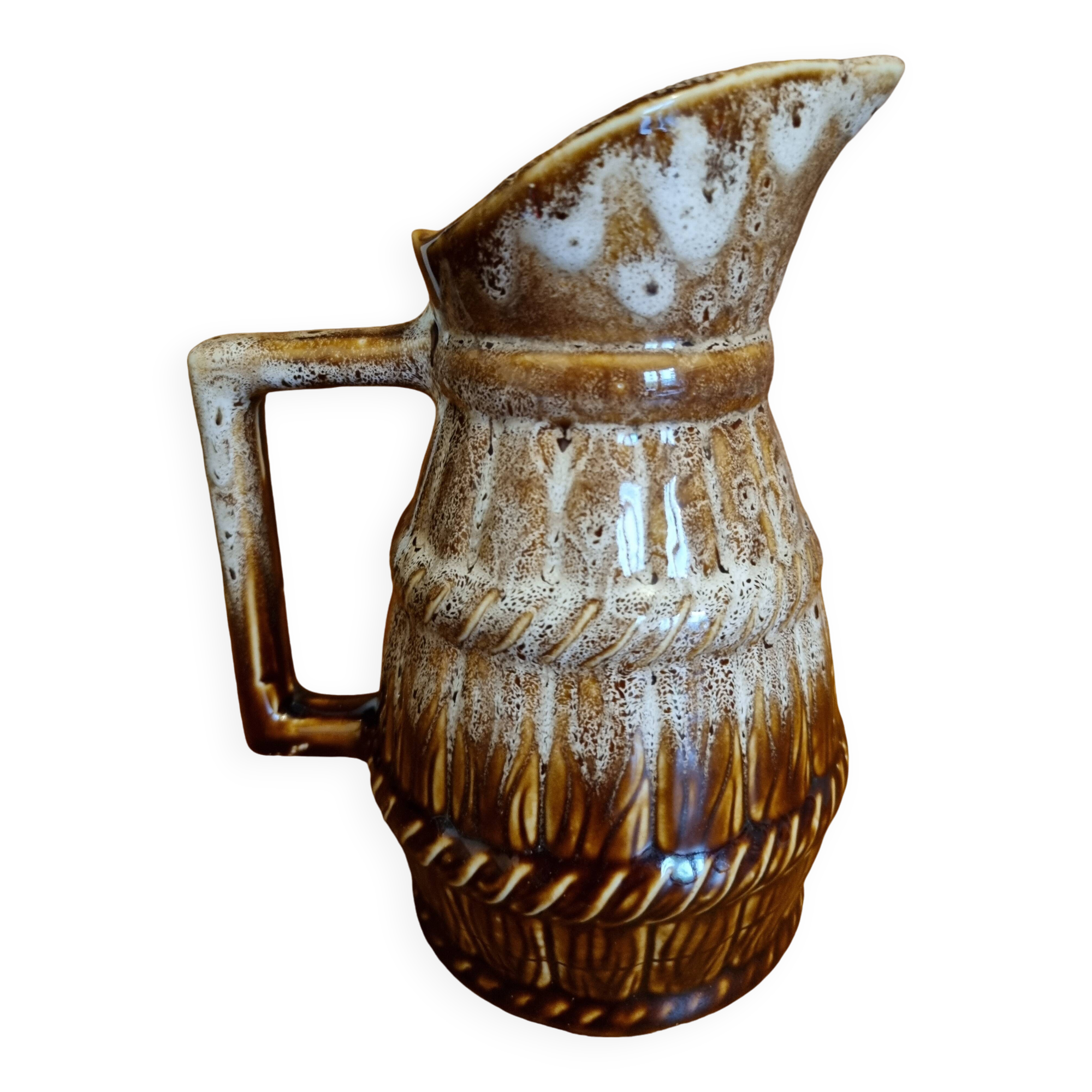 Vintage barrel-shaped pitcher 75cl