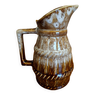 Vintage barrel-shaped pitcher 75cl