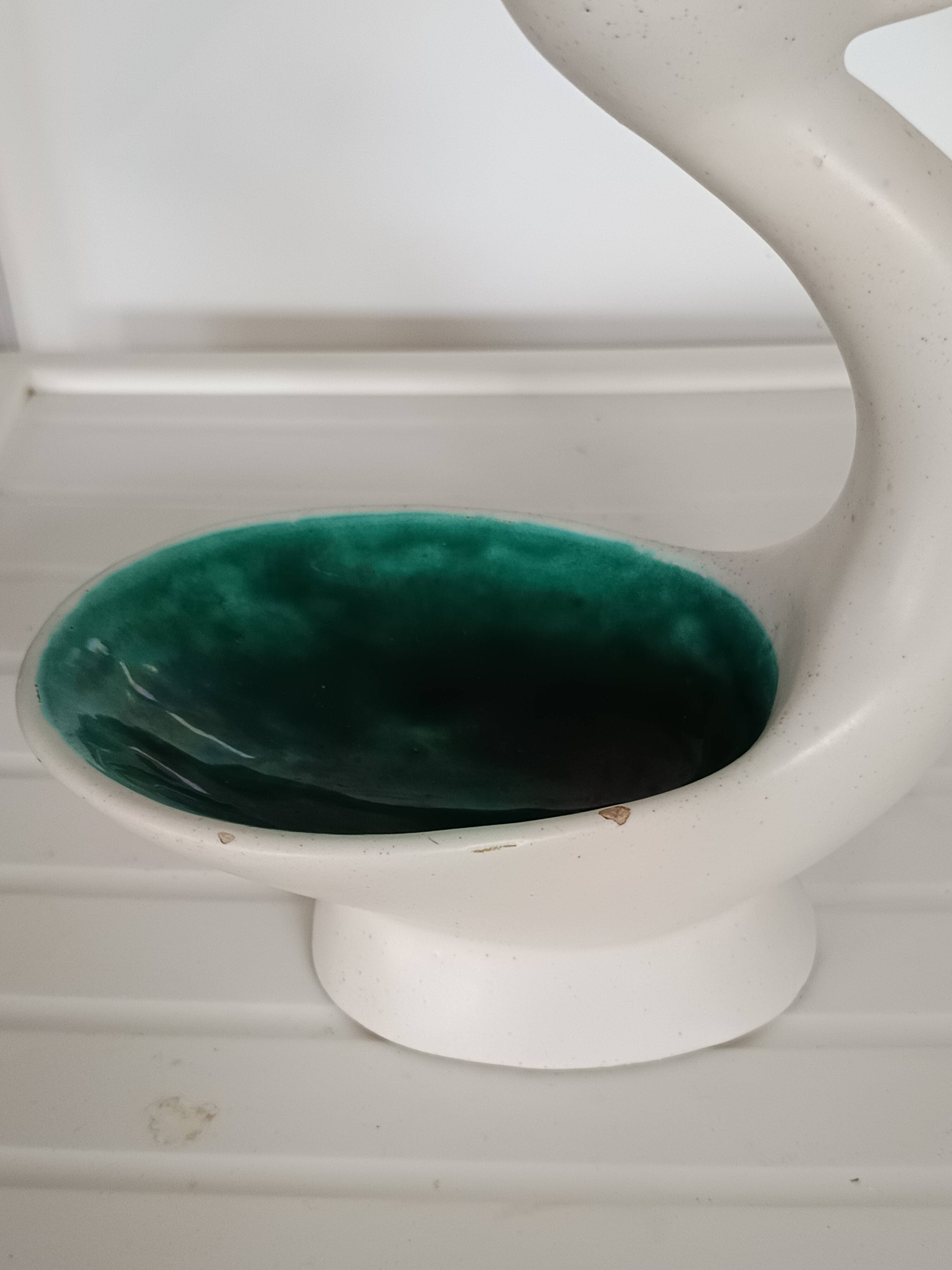 lampe céramique Vallauris vintage zoomorphe années 50/60 – signée Valparil