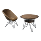 Armchair & coffee table Teun Velthuizen - Vintage 1950