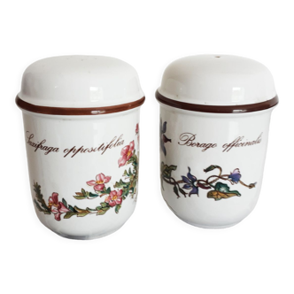 Villeroy and Boch salt and pepper shaker , Botanica model