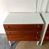 Paire de commodes vintage