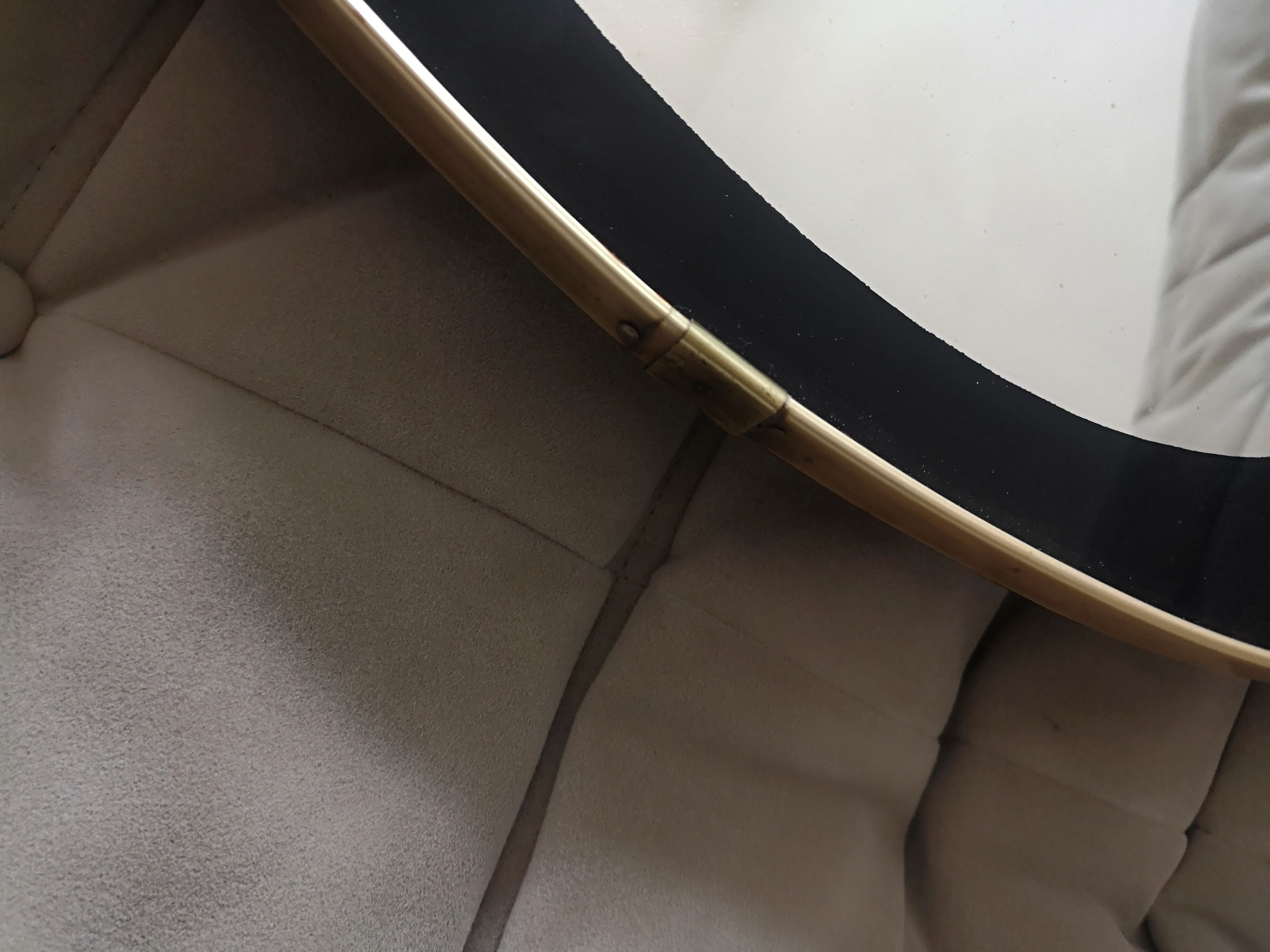 Scandinavian mirror design 1970 free form