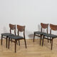 Mid-Century Rosewood Dining Chairs, Denmark, 1960s, Set of 4