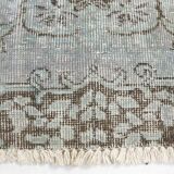 Vintage Turish Aqua Blue Rug sku-v952