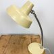 Beige gooseneck table lamp, 1960s