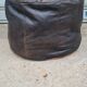Pouf marocain en cuir 1960