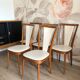 Set of 5 Baumann Palma model chairs, from the 60s/70s