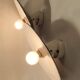 Enamelled sheet metal wall lights