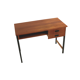 Vintage teak desk with 2 drawers made in the 60s