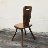 Brutalist chair old cottage