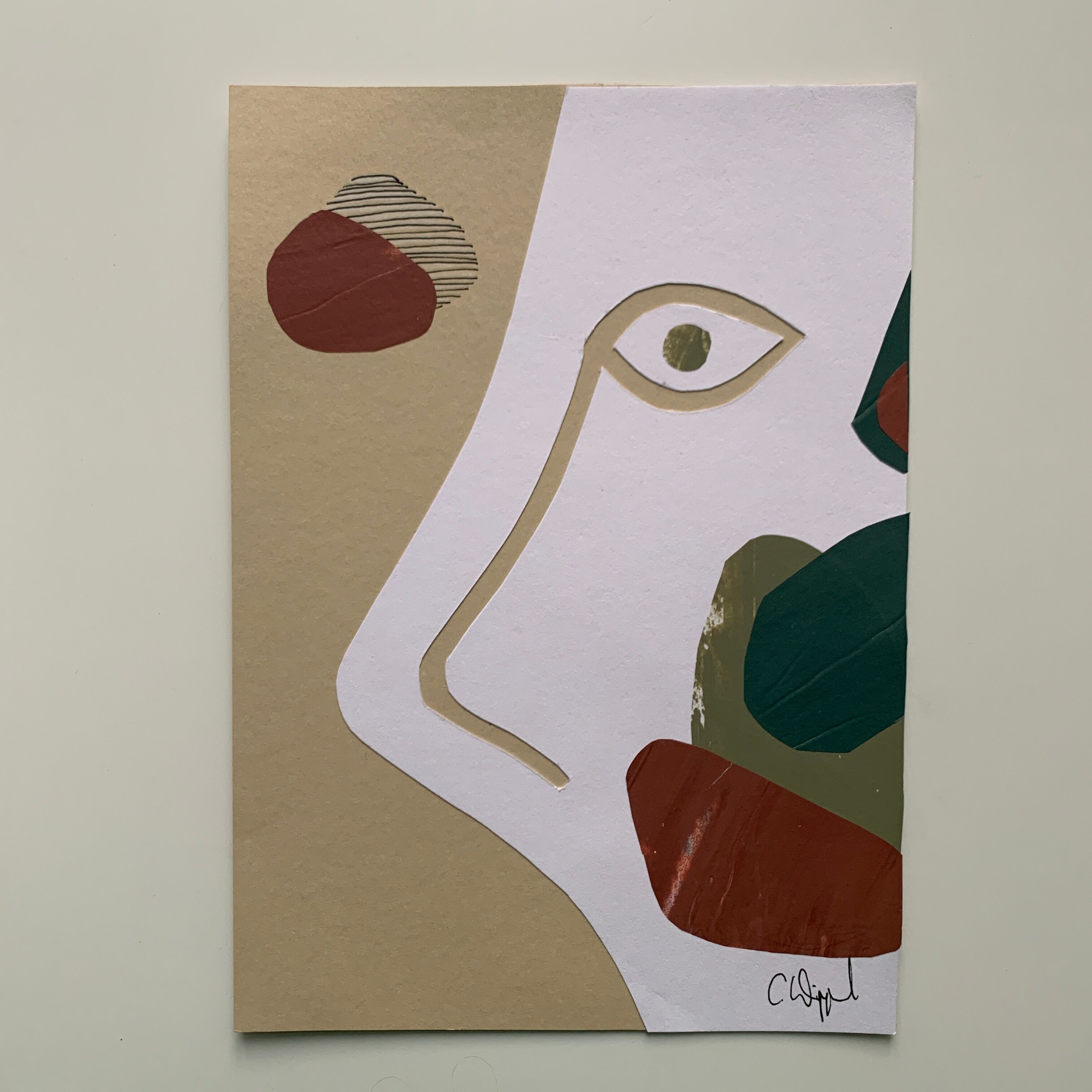 Collage 'Plain Vanilla Plus' of series 'Silhouettes'