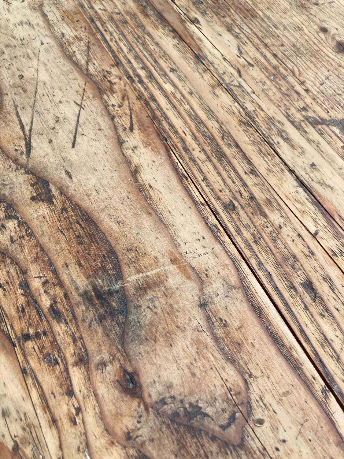 Old farmhouse table