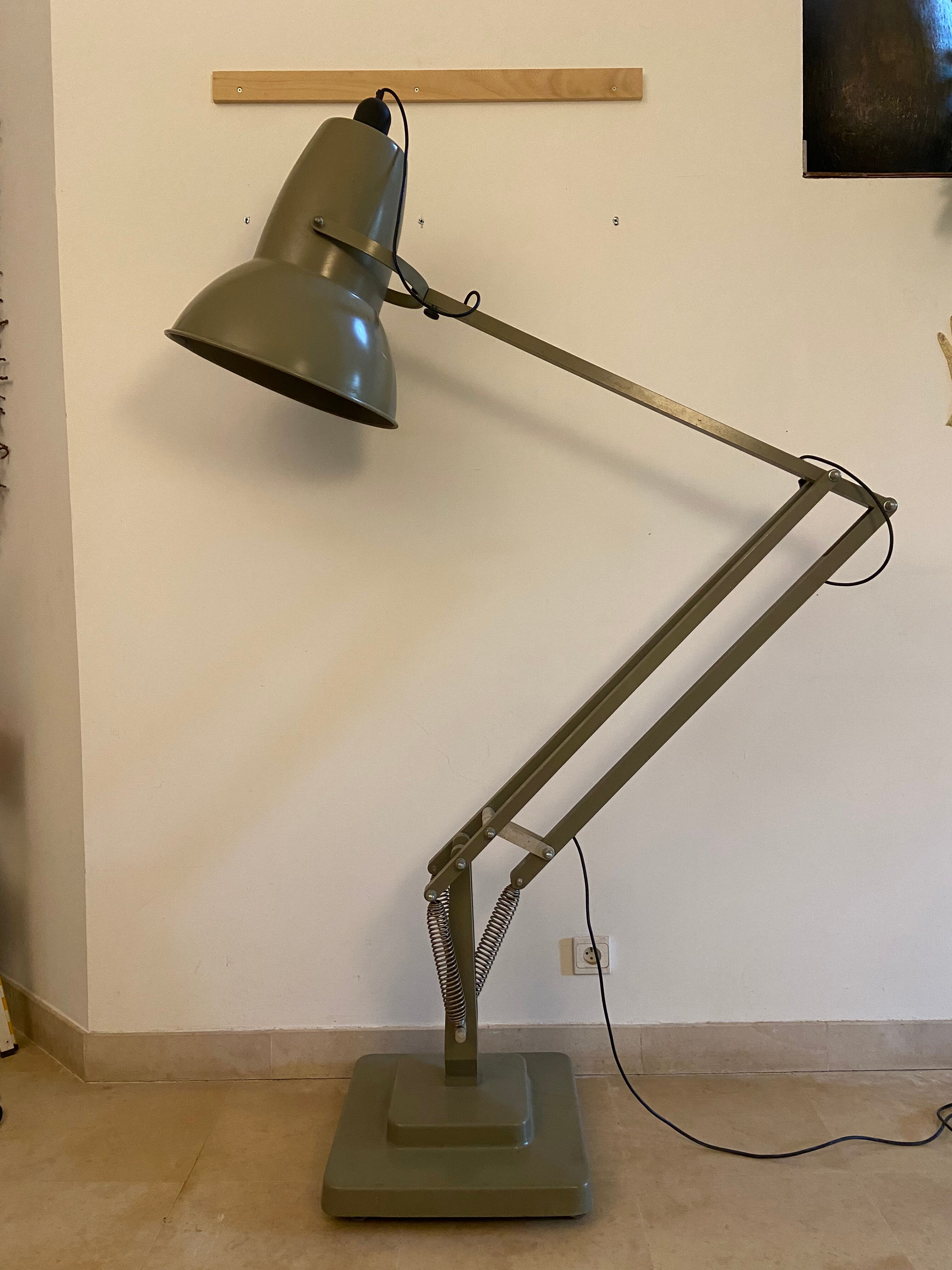 Giant floor lamp, Georges Cawardine, Anglepoise 1227