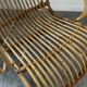1970s rattan children's armchair
