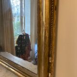 Ancien miroir doré Louis Philippe 130x85 cm